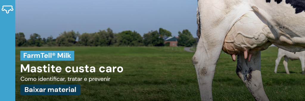 Banner do e-book: Mastite em vacas leiteiras