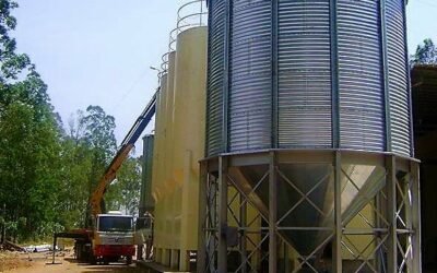 Cuidados com o armazenamento de ração em silos metálicos