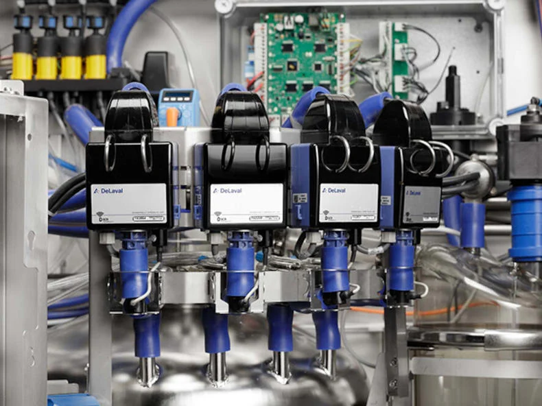 Tecnologia de ordenha robótica que aumenta eficiência e bem-estar animal na pecuária leiteira.